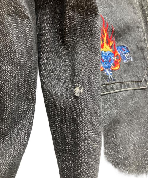 JNCO JEANS（ジェーエヌシーオー ジーンズ）JNCO JEANS (ジェーエヌシーオー ジーンズ) バギーデニムパンツ ブラック サイズ:81cm w31の古着・服飾アイテム