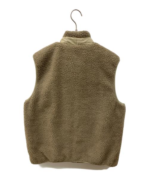 TAION（タイオン）TAION (タイオン) リバーシブルダウンフリースベスト ベージュ サイズ:Mの古着・服飾アイテム