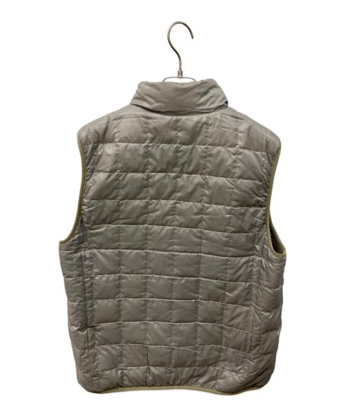 TAION（タイオン）TAION (タイオン) リバーシブルダウンフリースベスト ベージュ サイズ:Mの古着・服飾アイテム