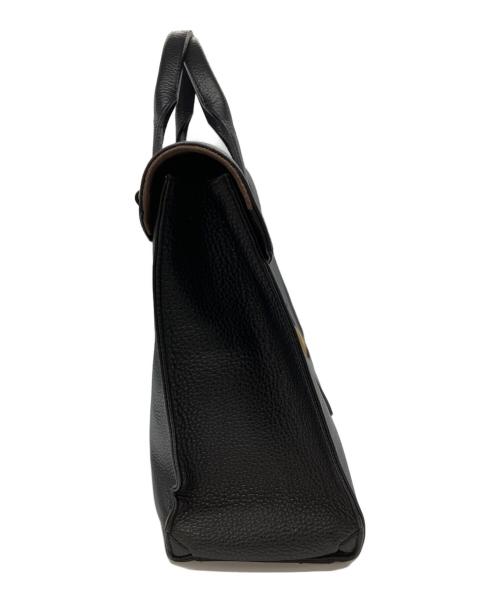 ETiAM（エティアム）ETiAM (エティアム) シュリンクフラップブリーフケース ブラックの古着・服飾アイテム