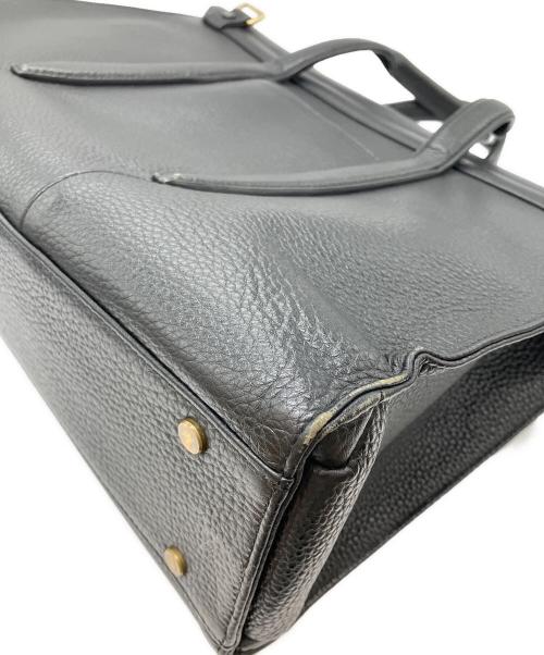 ETiAM（エティアム）ETiAM (エティアム) シュリンクフラップブリーフケース ブラックの古着・服飾アイテム