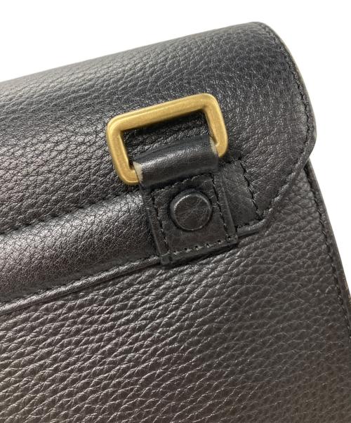 ETiAM（エティアム）ETiAM (エティアム) シュリンクフラップブリーフケース ブラックの古着・服飾アイテム