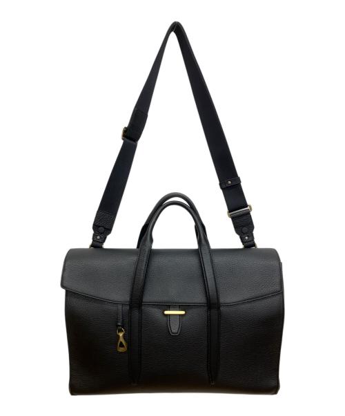 ETiAM（エティアム）ETiAM (エティアム) シュリンクフラップブリーフケース ブラックの古着・服飾アイテム