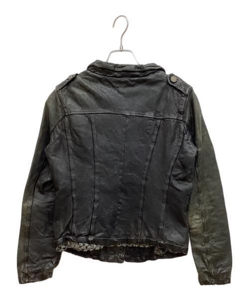 GIORGIO BRATO（ジョルジョブラッド）GIORGIO BRATO (ジョルジョブラッド) 裏ボアシープスキン2Bレザージャケット ブラック サイズ:SIZE 42の古着・服飾アイテム