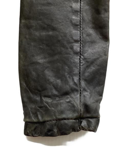 GIORGIO BRATO（ジョルジョブラッド）GIORGIO BRATO (ジョルジョブラッド) 裏ボアシープスキン2Bレザージャケット ブラック サイズ:SIZE 42の古着・服飾アイテム