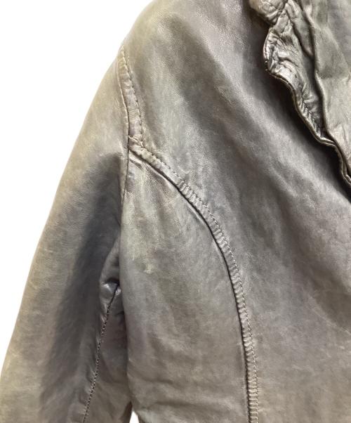 GIORGIO BRATO（ジョルジョブラッド）GIORGIO BRATO (ジョルジョブラッド) 裏ボアシープスキン2Bレザージャケット ブラック サイズ:SIZE 42の古着・服飾アイテム