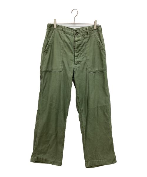 US ARMY（ユーエスアーミー）US ARMY (ユーエスアーミー) ベイカーパンツ　ファティーグパンツ カーキ サイズ:32の古着・服飾アイテム