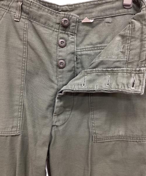 US ARMY（ユーエスアーミー）US ARMY (ユーエスアーミー) ベイカーパンツ　ファティーグパンツ カーキ サイズ:32の古着・服飾アイテム