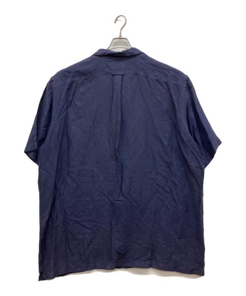 POLO RALPH LAUREN（ポロ・ラルフローレン）POLO RALPH LAUREN (ポロ・ラルフローレン) オープンカラーシャツ ネイビー サイズ:2XLの古着・服飾アイテム