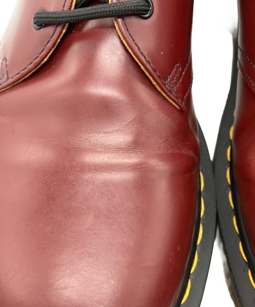 Dr.Martens（ドクターマーチン）Dr.Martens (ドクターマーチン) 3ホールシューズ レッド サイズ:UK8の古着・服飾アイテム
