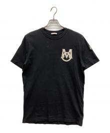 MONCLER（モンクレール）の古着「フロントロゴワッペンTシャツ」｜ブラック