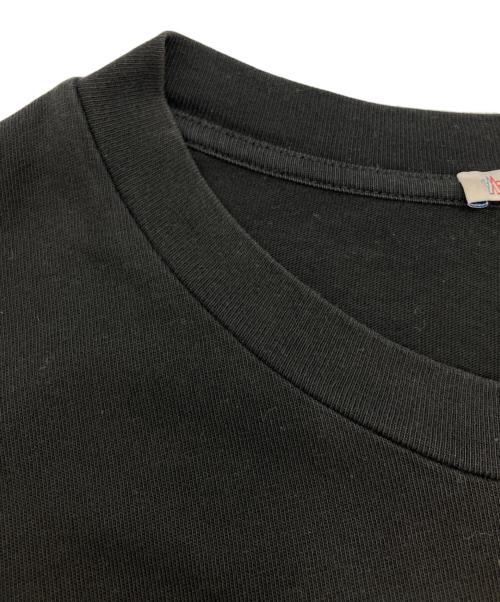 MONCLER（モンクレール）MONCLER (モンクレール) 22AW ロゴプリント コットン ロングスリーブ Tシャツ　LS T-SHIRT ブラック サイズ:Ｓの古着・服飾アイテム