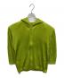 PLEATS PLEASE（プリーツプリーズ）の古着「プリーツジップパーカー」｜グリーン