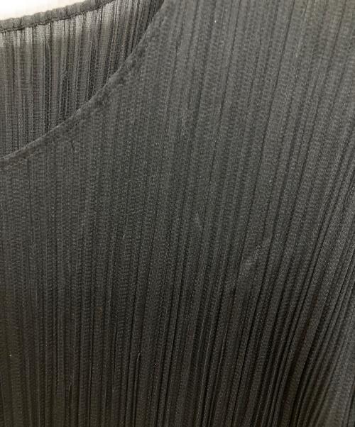 PLEATS PLEASE（プリーツプリーズ）PLEATS PLEASE (プリーツプリーズ) 19SSプリーツ変形ワンピース　ミッドレングス プリーツ ドレス ブラック サイズ:SIZE 3の古着・服飾アイテム