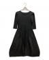 PLEATS PLEASE（プリーツプリーズ）の古着「19SSプリーツ変形ワンピース　ミッドレングス プリーツ ドレス」｜ブラック