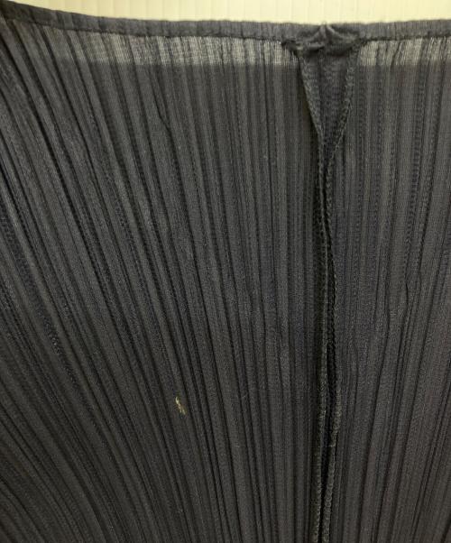 PLEATS PLEASE（プリーツプリーズ）PLEATS PLEASE (プリーツプリーズ) プリーツトッパーカーディガン ネイビー サイズ:3の古着・服飾アイテム