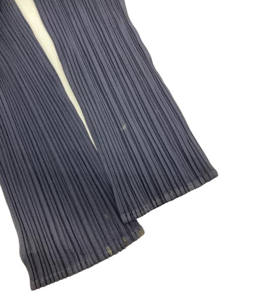 PLEATS PLEASE（プリーツプリーズ）PLEATS PLEASE (プリーツプリーズ) プリーツトッパーカーディガン ネイビー サイズ:3の古着・服飾アイテム