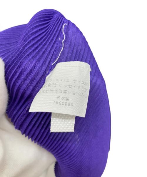 PLEATS PLEASE（プリーツプリーズ）PLEATS PLEASE (プリーツプリーズ) プリーツ半袖カットソー パープル サイズ:3の古着・服飾アイテム