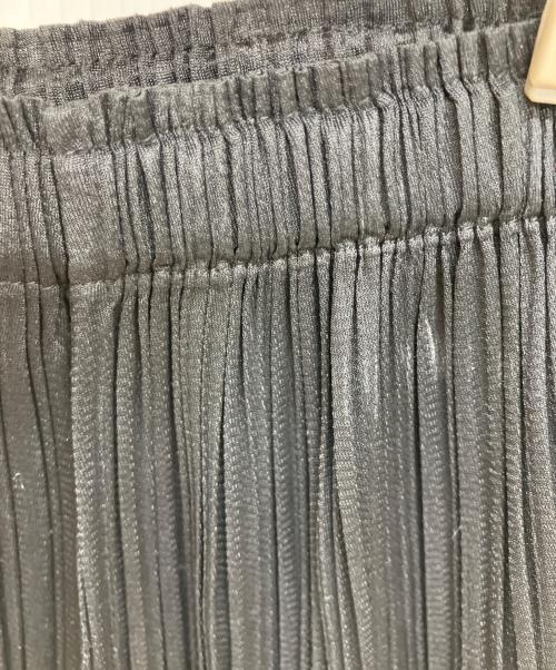 PLEATS PLEASE（プリーツプリーズ）PLEATS PLEASE (プリーツプリーズ) 幾何柄プリーツボリュームスカート ブラック サイズ:5の古着・服飾アイテム