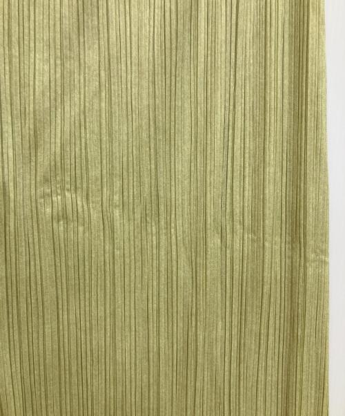 PLEATS PLEASE（プリーツプリーズ）PLEATS PLEASE (プリーツプリーズ) プリーツスカート ライム サイズ:SIZE3の古着・服飾アイテム