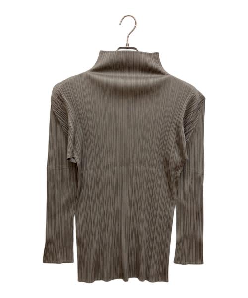 PLEATS PLEASE（プリーツプリーズ）PLEATS PLEASE (プリーツプリーズ) プリーツロングスリーブカットソー グレー サイズ:size3の古着・服飾アイテム