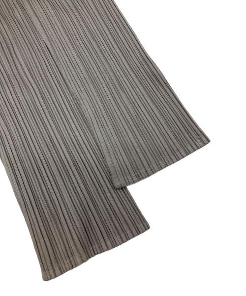 PLEATS PLEASE（プリーツプリーズ）PLEATS PLEASE (プリーツプリーズ) プリーツロングスリーブカットソー グレー サイズ:size3の古着・服飾アイテム