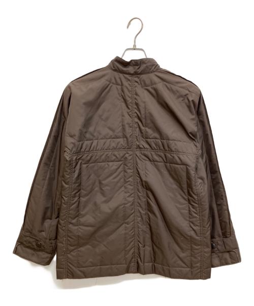 PLEATS PLEASE（プリーツプリーズ）PLEATS PLEASE (プリーツプリーズ) パデッドジャケット ブラウン サイズ:SIZE4の古着・服飾アイテム