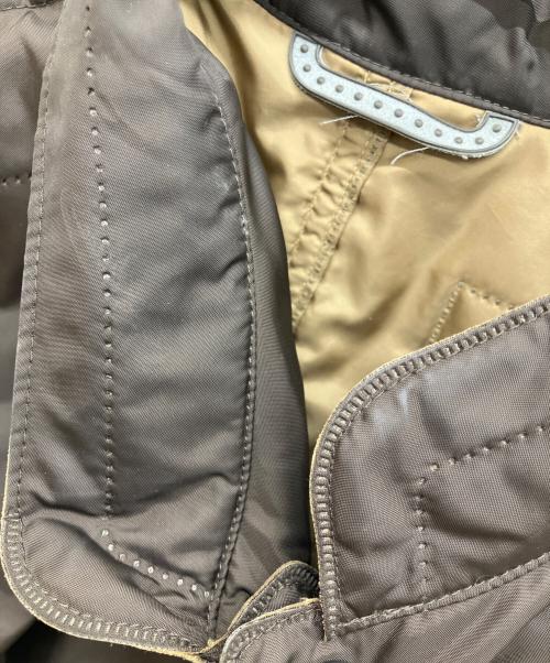 PLEATS PLEASE（プリーツプリーズ）PLEATS PLEASE (プリーツプリーズ) パデッドジャケット ブラウン サイズ:SIZE4の古着・服飾アイテム