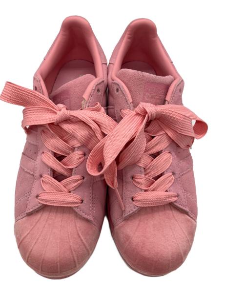 adidas（アディダス）adidas (アディダス) SUPERSTAR W スーパースター ピンク サイズ:24.5cmの古着・服飾アイテム