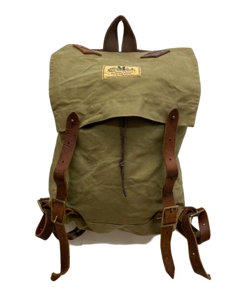 SEIL MARSCHALL（セイルマーシャル）SEIL MARSCHALL (セイルマーシャル) キャンバスフラップバックパック　WOODS MAN PACK　ウッズマンパック オリーブの古着・服飾アイテム