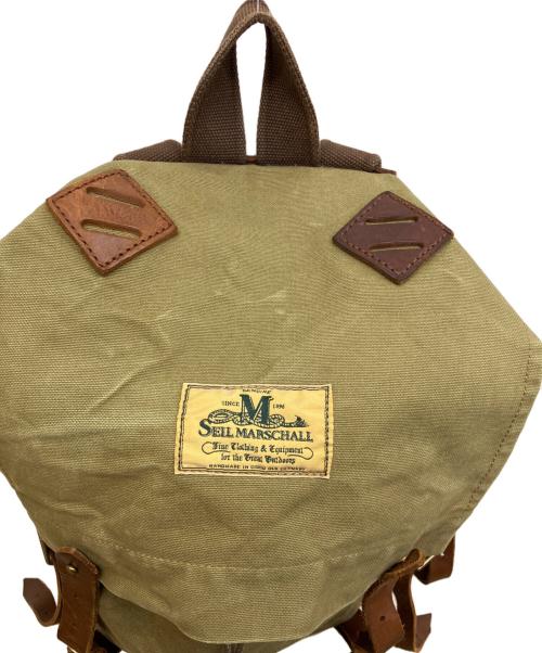 SEIL MARSCHALL（セイルマーシャル）SEIL MARSCHALL (セイルマーシャル) キャンバスフラップバックパック　WOODS MAN PACK　ウッズマンパック オリーブの古着・服飾アイテム