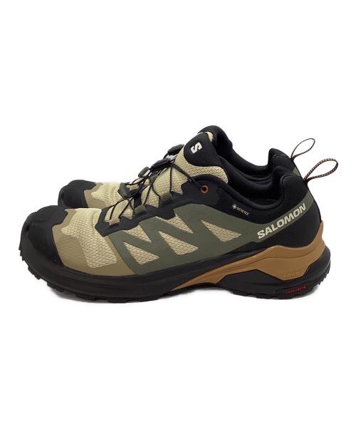SALOMON（サロモン）SALOMON (サロモン) X-ADVENTURE GORE-TEX　ローカットスニーカー カーキ サイズ:27.5の古着・服飾アイテム