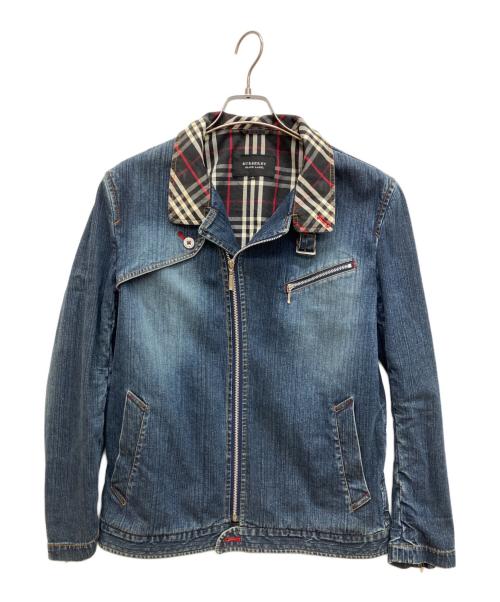 BURBERRY BLACK LABEL（バーバリーブラックレーベル）BURBERRY BLACK LABEL (バーバリーブラックレーベル) デニムジャケット　Gジャン インディゴ サイズ:Mの古着・服飾アイテム