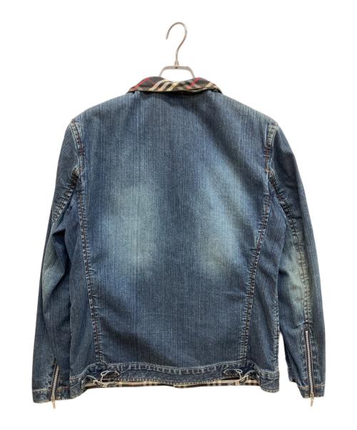 BURBERRY BLACK LABEL（バーバリーブラックレーベル）BURBERRY BLACK LABEL (バーバリーブラックレーベル) デニムジャケット　Gジャン インディゴ サイズ:Mの古着・服飾アイテム
