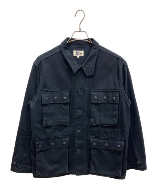 Pilgrim Surf+Supply（ピルグリム サーフサプライ）Pilgrim Surf+Supply (ピルグリム サーフサプライ) シャツジャケット　ワークジャケット ネイビー サイズ:Ｓの古着・服飾アイテム