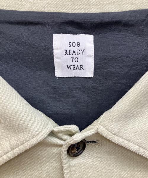 soe ready to wear（ソーイレディトゥウェア）soe ready to wear (ソーイレディトゥウェア) Moleskin Car Coat ジャケット グリーン サイズ:2の古着・服飾アイテム