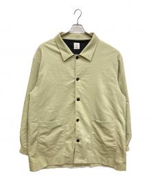 soe ready to wear（ソーイレディトゥウェア）の古着「Moleskin Car Coat ジャケット」｜グリーン