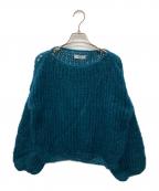 Maiami basicマイアミベーシック）の古着「MOHAIR SWEATER」｜グリーン