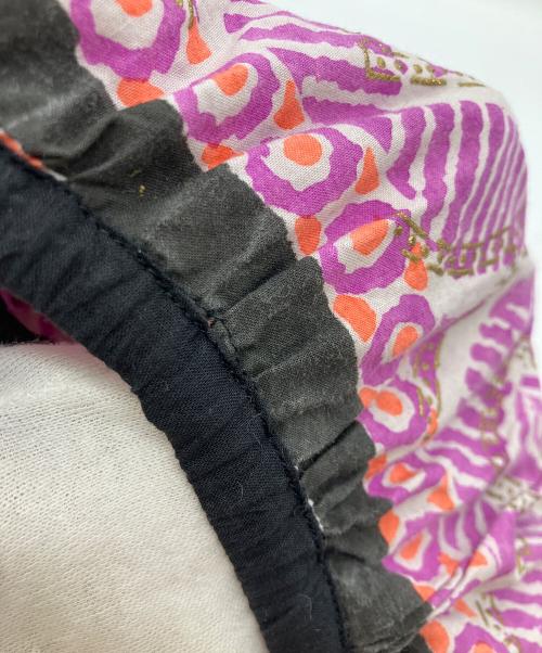 freada（フリーダ）freada (フリーダ) インド菱形グラデーションプリントワンピース パープル サイズ:one sizeの古着・服飾アイテム