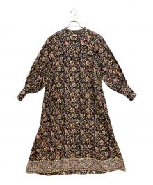 freada（フリーダ）の古着「総柄ワンピース」｜ブラック