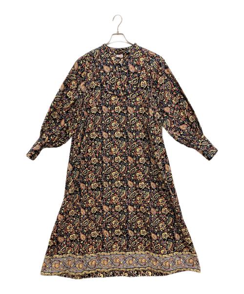 freada（フリーダ）freada (フリーダ) 総柄ワンピース ブラック サイズ:Fの古着・服飾アイテム