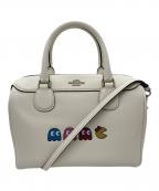 COACHコーチ）の古着「パックマン ミクロ ベネット サッチェル」｜ホワイト