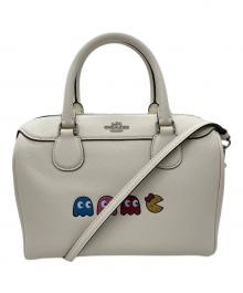 COACH（コーチ）の古着「パックマン ミクロ ベネット サッチェル」｜ホワイト