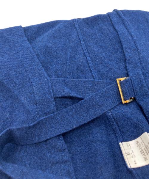 CULLNI（クルニ）CULLNI (クルニ) アシンメトリーニットプルオーバー ブルーの古着・服飾アイテム