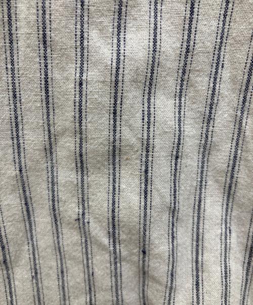 s'yte（サイト）s'yte (サイト) Linen/Cotton Butcher Stripe Hakama Balloon Pants　ワイドハカマバルーンパンツ アイボリー サイズ:SIZE 3の古着・服飾アイテム