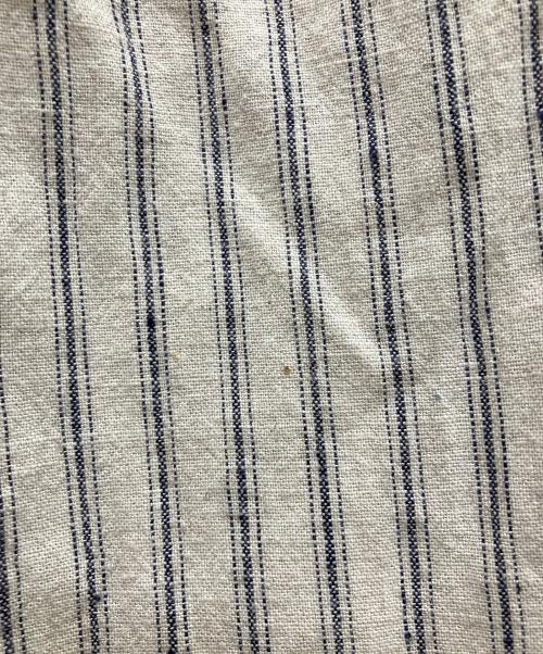 s'yte（サイト）s'yte (サイト) Linen/Cotton Butcher Stripe Hakama Balloon Pants　ワイドハカマバルーンパンツ アイボリー サイズ:SIZE 3の古着・服飾アイテム