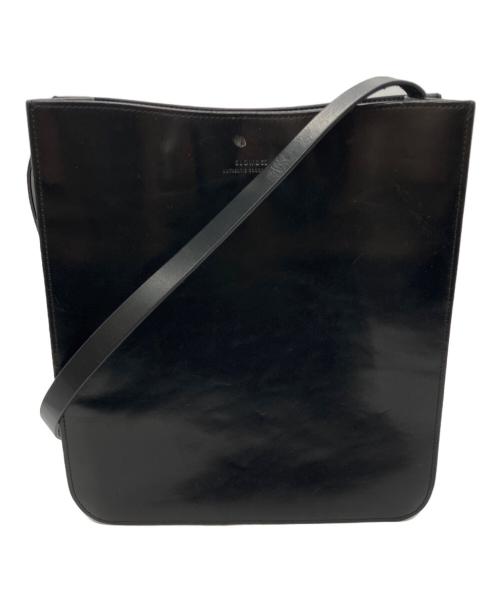 SLOW（スロウ）SLOW (スロウ) bonoスクエアショルダーバッグ ブラックの古着・服飾アイテム