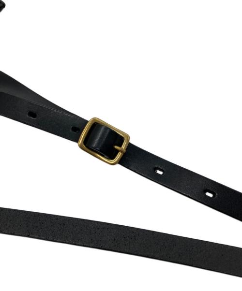 SLOW（スロウ）SLOW (スロウ) bonoスクエアショルダーバッグ ブラックの古着・服飾アイテム