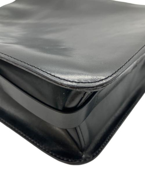 SLOW（スロウ）SLOW (スロウ) bonoスクエアショルダーバッグ ブラックの古着・服飾アイテム