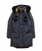 MOOSE KNUCKLESムース ナックルズ）の古着「GOLD STIRLING PARKA FUR ダウンコート」｜ブラック